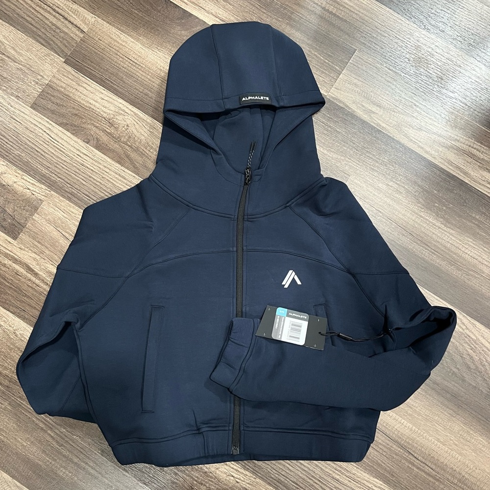 Alphalete full zip crop jacket Elmts ELEMENTS